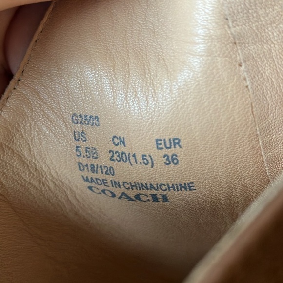 Coach: Brown Eddison G2503- adjustable ankle strap- Mule Heels- 5.5 - Picture 4 of 16